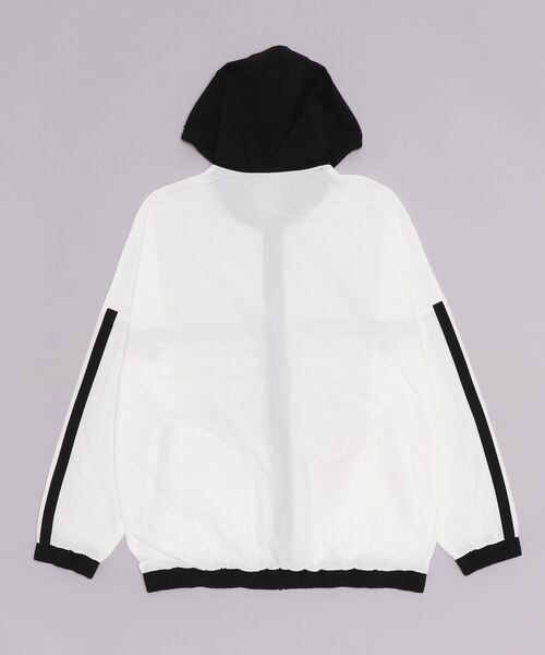 ROXY(ロキシー)の「ROXY/ロキシー ビッグシルエット/オーバーサイズ/撥水パーカー/フルジップパーカー RJK224511(パーカー・レディース・ホワイト/ブラック・M/L)」の11枚目の写真