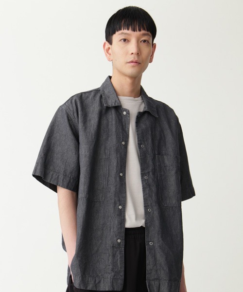 Cotton Linen Chambray シャツ ブラウス Mhl エムエイチエル のファッション通販 Zozotown