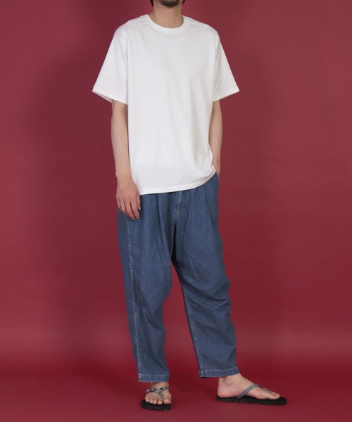 H.A.N.D.（エイチエーエヌディー）の「[H.A.N.D. / エイチエーエヌディー]　T SHIRTS_30/2コーマ天竺プリントシャツ（Tシャツ/カットソー・メンズ・ホワイト系その他・M/L/LL）」の9枚目の写真