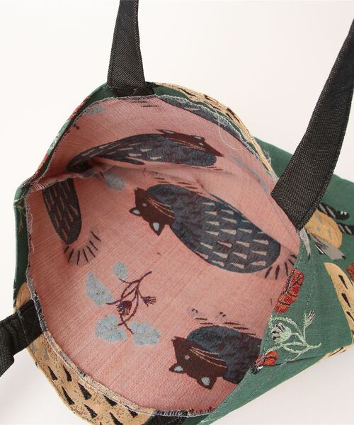 松尾ミユキ（マツオミユキ）の「松尾ミユキ/トートバッグ/動物＆植物（トートバッグ・レディース・ベージュ/グレー/ブルー/グリーン/ベージュ系その他/ブラック/グレー系その他・ONE SIZE）」の13枚目の写真