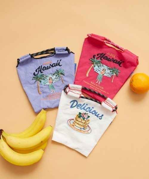 Ball&Chain（ボールアンドチェーン）の「[BALL&CHAIN/ボールアンドチェーン] DELICIOUS 刺繍デザインナイロンバッグ スモールサイズ（ショルダーバッグ・レディース・ホワイト・ONE SIZE）」の12枚目の写真