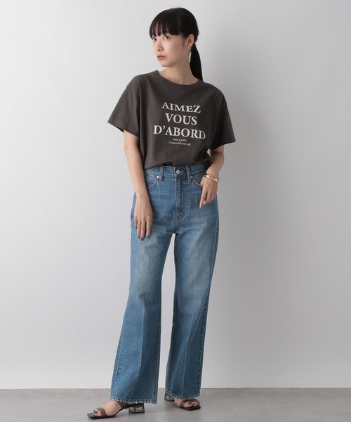 LOWRYS FARM(ローリーズファーム)の「プリントTシャツ 344675(Tシャツ/カットソー・レディース・ホワイト/グレー/グリーン/アイボリー・FREE)」の19枚目の写真