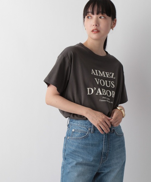 LOWRYS FARM(ローリーズファーム)の「プリントTシャツ 344675(Tシャツ/カットソー・レディース・ホワイト/グレー/グリーン/アイボリー・FREE)」の20枚目の写真