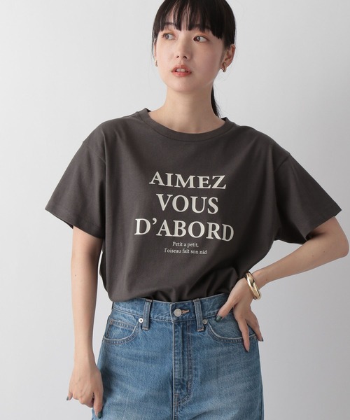 LOWRYS FARM(ローリーズファーム)の「プリントTシャツ 344675(Tシャツ/カットソー・レディース・ホワイト/グレー/グリーン/アイボリー・FREE)」の21枚目の写真