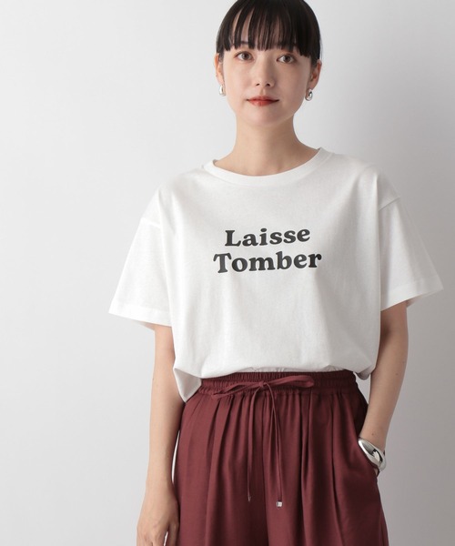 LOWRYS FARM(ローリーズファーム)の「プリントTシャツ 344675(Tシャツ/カットソー・レディース・ホワイト/グレー/グリーン/アイボリー・FREE)」の8枚目の写真