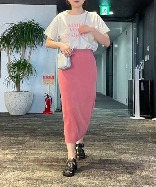 LOWRYS FARM(ローリーズファーム)の「プリントTシャツ 344675(Tシャツ/カットソー・レディース・ホワイト/グレー/グリーン/アイボリー・FREE)」の12枚目の写真