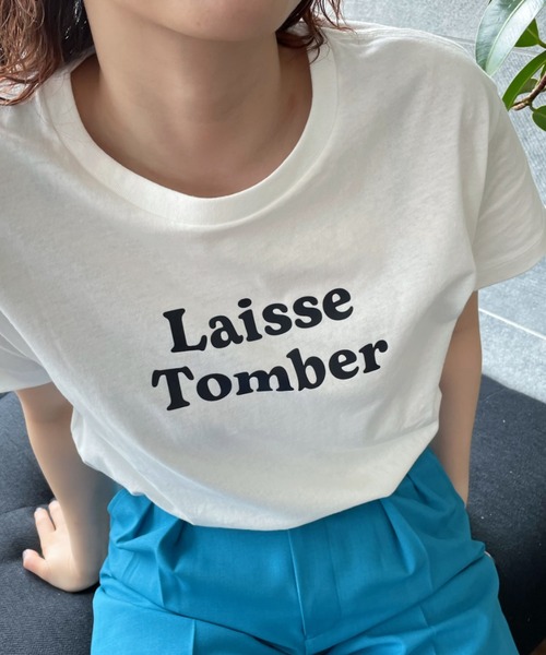 LOWRYS FARM(ローリーズファーム)の「プリントTシャツ 344675(Tシャツ/カットソー・レディース・ホワイト/グレー/グリーン/アイボリー・FREE)」の6枚目の写真