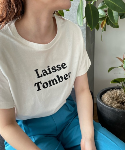 LOWRYS FARM(ローリーズファーム)の「プリントTシャツ 344675(Tシャツ/カットソー・レディース・ホワイト/グレー/グリーン/アイボリー・FREE)」の7枚目の写真