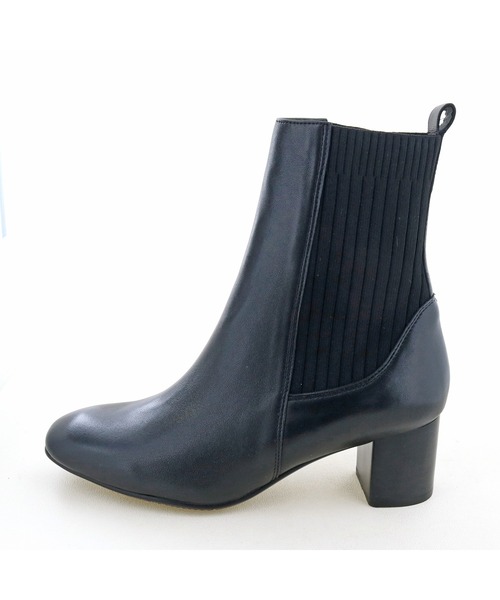 cava cava（サヴァサヴァ）の「リブニットショートブーツ　-1320489（ブーツ・レディース・ブラック/ダークブラウン/オリーブ/ライトベージュ・22.5cm/23.5cm/24.5cm/23.0cm/24.0cm）」の7枚目の写真