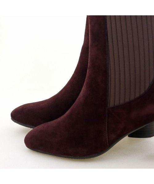 cava cava（サヴァサヴァ）の「リブニットショートブーツ　-1320489（ブーツ・レディース・ブラック/ダークブラウン/オリーブ/ライトベージュ・22.5cm/23.5cm/24.5cm/23.0cm/24.0cm）」の19枚目の写真