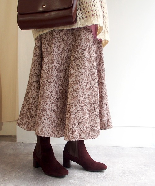 cava cava（サヴァサヴァ）の「リブニットショートブーツ　-1320489（ブーツ・レディース・ブラック/ダークブラウン/オリーブ/ライトベージュ・22.5cm/23.5cm/24.5cm/23.0cm/24.0cm）」の11枚目の写真