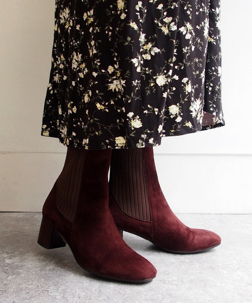 cava cava（サヴァサヴァ）の「リブニットショートブーツ　-1320489（ブーツ・レディース・ブラック/ダークブラウン/オリーブ/ライトベージュ・22.5cm/23.5cm/24.5cm/23.0cm/24.0cm）」の14枚目の写真