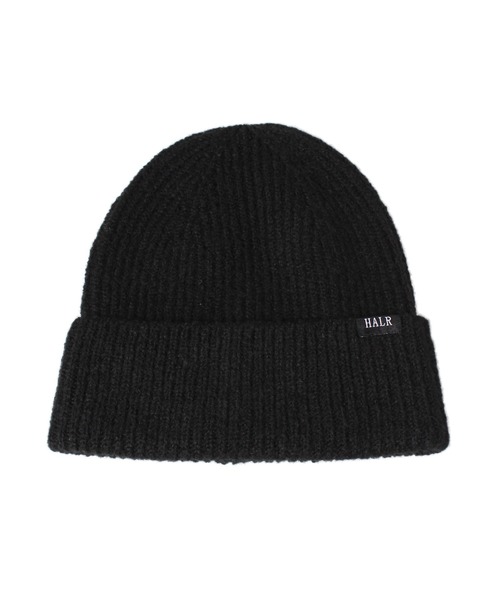 14+（イチヨンプラス）の「タグ付きアクリルモヘヤワッチ（ニットキャップ/ビーニー・レディース・ブラック/グレー/オフホワイト・FREE）」の3枚目の写真