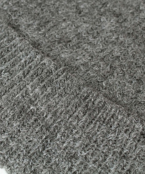 14+（イチヨンプラス）の「タグ付きアクリルモヘヤワッチ（ニットキャップ/ビーニー・レディース・ブラック/グレー/オフホワイト・FREE）」の4枚目の写真