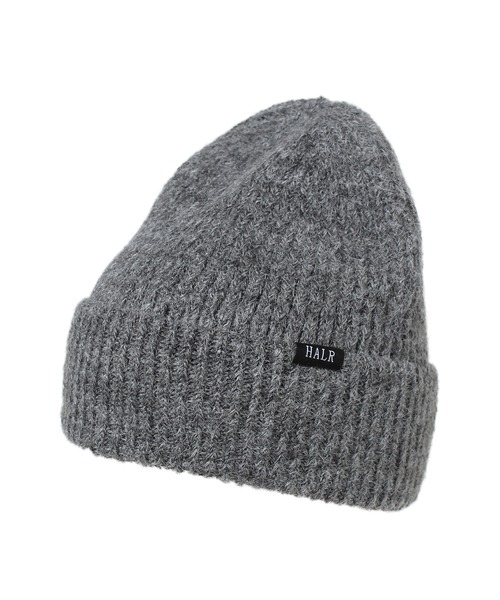 14+（イチヨンプラス）の「タグ付きアクリルモヘヤワッチ（ニットキャップ/ビーニー・レディース・ブラック/グレー/オフホワイト・FREE）」の5枚目の写真