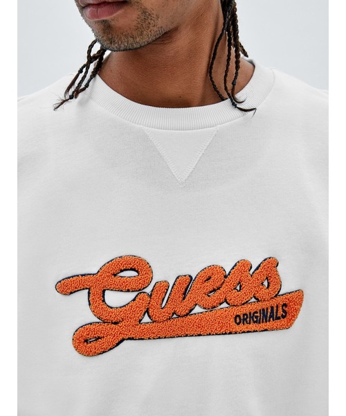 Guess（ゲス）の「GUESS Originals Drawstring Sweat（スウェット・メンズ・ネイビー/ホワイト・SMALL/X-LARGE/MEDIUM/LARGE）」の13枚目の写真