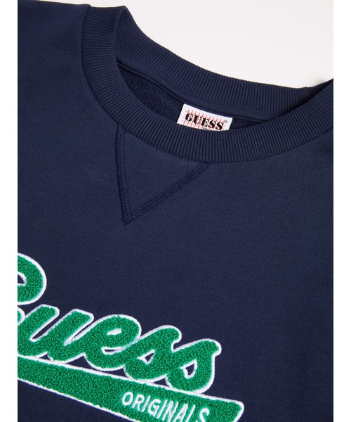 Guess（ゲス）の「GUESS Originals Drawstring Sweat（スウェット・メンズ・ネイビー/ホワイト・SMALL/X-LARGE/MEDIUM/LARGE）」の6枚目の写真