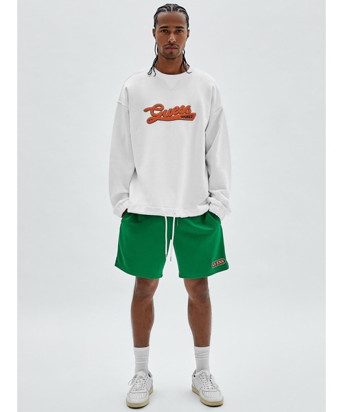 Guess（ゲス）の「GUESS Originals Drawstring Sweat（スウェット・メンズ・ネイビー/ホワイト・SMALL/X-LARGE/MEDIUM/LARGE）」の14枚目の写真