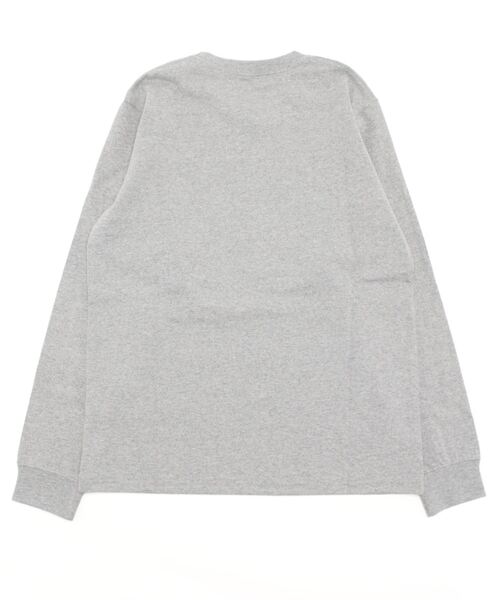 THE NORTH FACE（ザノースフェイス）の「THE NORTH FACE L/S Nuptse Cotton Tee NTW82135（Tシャツ/カットソー・レディース・グレー/ブラック/ホワイト・LARGE/MEDIUM）」の10枚目の写真