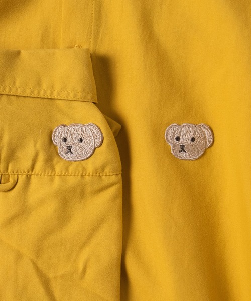 PairPair（ペアペア）の「【ペットとリンクコーデ】クマワッペンレギュラーシャツ（シャツ/ブラウス・メンズ・オフホワイト/マスタード・FREE）」の14枚目の写真