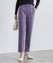 ストレッチテーパードイージーパンツ