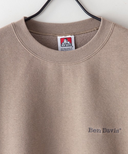 BEN DAVIS（ベンデイビス）の「【BEN DAVIS/ベンデイビス】 ヘビーウェイト 裏起毛 ロゴ ミニゴリラ ワンポイント　クルースウェット　トレーナー（スウェット・メンズ・ブラウン/ブルー系その他/グレー/ブラック/ダークグリーン/チャコールグレー・LARGE/SMALL/X-LARGE/MEDIUM）」の20枚目の写真