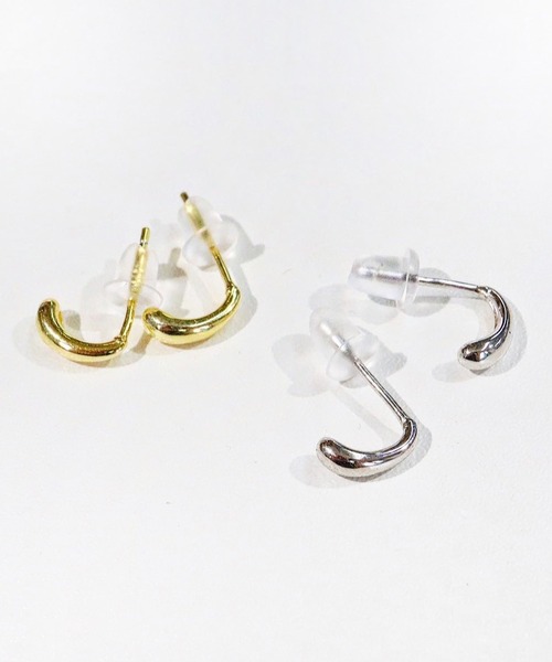 blackdia ocean（ブラックダイヤオーシャン）の「blackdia ocean シンプルドロップピアス（ピアス（両耳用）・レディース・シルバー/ゴールド・FREE）」の6枚目の写真