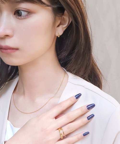 blackdia ocean（ブラックダイヤオーシャン）の「blackdia ocean シンプルドロップピアス（ピアス（両耳用）・レディース・シルバー/ゴールド・FREE）」の11枚目の写真