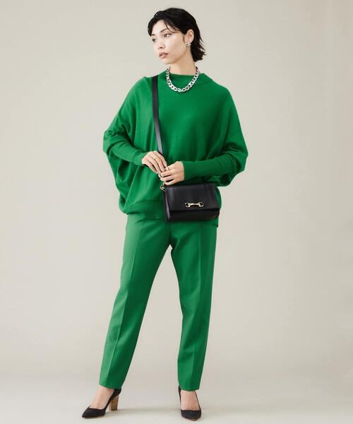 ハイネックドルマンニット