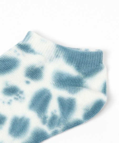 LAKOLE（ラコレ）の「タイダイ柄ゴーストソックス / 349205（ソックス/靴下・メンズ・ブラック/オレンジ/ロイヤルブルー/ピンク/チャコール/パープル・FREE）」の7枚目の写真