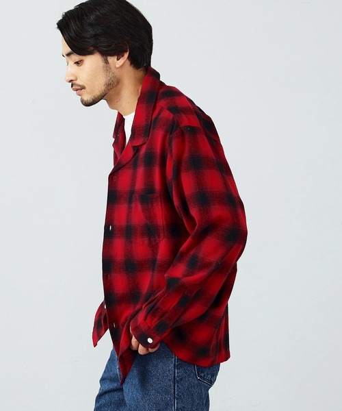 EDWIN(エドウィン)の「EDWIN エドウィン オンブレーチェックオープンカラーネルシャツ 長袖(シャツ/ブラウス・メンズ・ブラック/レッド/イエロー・MEDIUM/LARGE/X-LARGE/SMALL)」の19枚目の写真