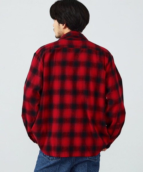 EDWIN(エドウィン)の「EDWIN エドウィン オンブレーチェックオープンカラーネルシャツ 長袖(シャツ/ブラウス・メンズ・ブラック/レッド/イエロー・MEDIUM/LARGE/X-LARGE/SMALL)」の21枚目の写真