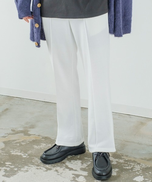 improves（インプローブス）の「スウェット ピンタック イージー フレアパンツ（スラックス・メンズ・ブラック/マスタード/グリーン/オフホワイト・LARGE/MEDIUM）」の2枚目の写真