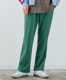 スウェット ピンタック イージー フレアパンツ