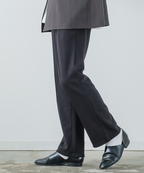 improves（インプローブス）の「スウェット ピンタック イージー フレアパンツ（スラックス・メンズ・ブラック/マスタード/グリーン/オフホワイト・LARGE/MEDIUM）」の10枚目の写真