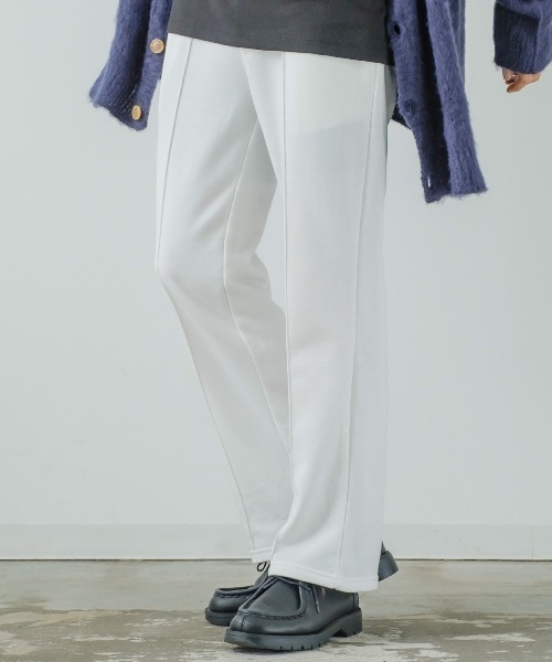 improves（インプローブス）の「スウェット ピンタック イージー フレアパンツ（スラックス・メンズ・ブラック/マスタード/グリーン/オフホワイト・LARGE/MEDIUM）」の5枚目の写真