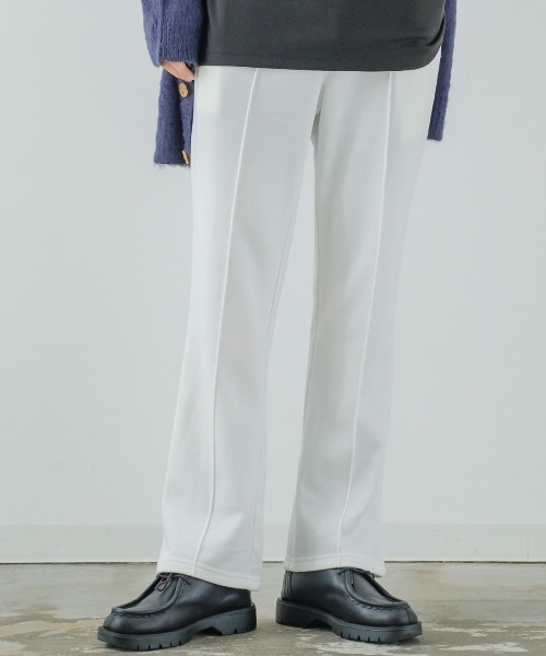 improves（インプローブス）の「スウェット ピンタック イージー フレアパンツ（スラックス・メンズ・ブラック/マスタード/グリーン/オフホワイト・LARGE/MEDIUM）」の6枚目の写真