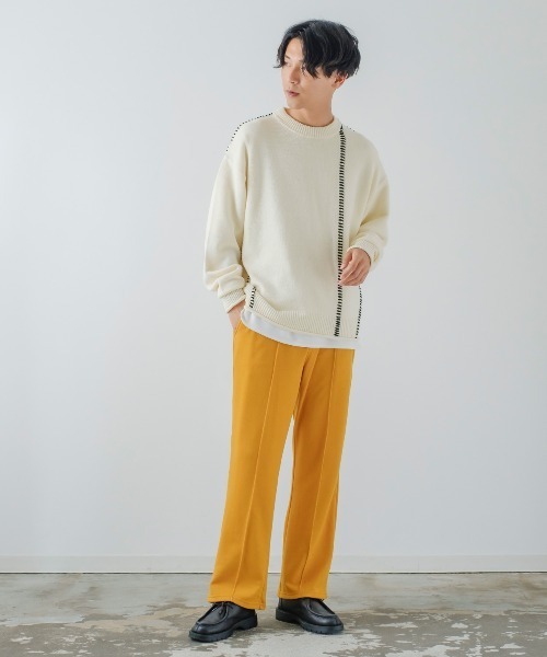 improves（インプローブス）の「スウェット ピンタック イージー フレアパンツ（スラックス・メンズ・ブラック/マスタード/グリーン/オフホワイト・LARGE/MEDIUM）」の21枚目の写真