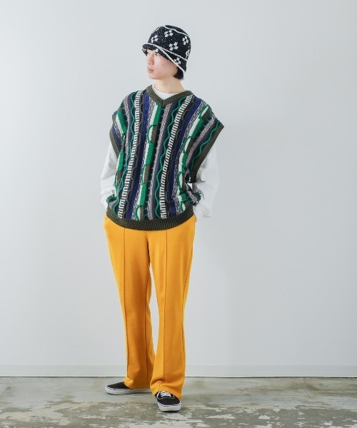 improves（インプローブス）の「スウェット ピンタック イージー フレアパンツ（スラックス・メンズ・ブラック/マスタード/グリーン/オフホワイト・LARGE/MEDIUM）」の22枚目の写真