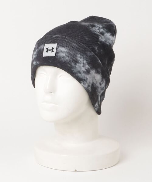 UNDER ARMOUR（アンダーアーマー）の「UAハーフタイム ビーニー 〈プリント〉（トレーニング/メンズ）（ニットキャップ/ビーニー・メンズ・ブラック×グレー/コバルトブルー・ONESIZE）」の7枚目の写真