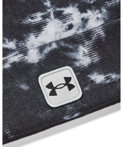UNDER ARMOUR（アンダーアーマー）の「UAハーフタイム ビーニー 〈プリント〉（トレーニング/メンズ）（ニットキャップ/ビーニー・メンズ・ブラック×グレー/コバルトブルー・ONESIZE）」の4枚目の写真