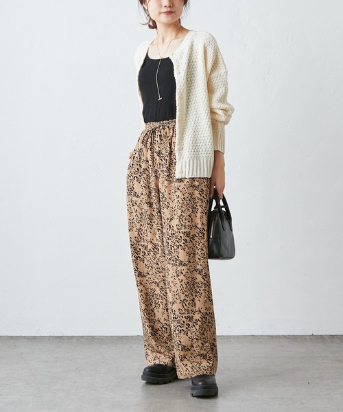 PUAL CE CIN(ピュアルセシン)の「【セットアップ対応】ニットジャガード2WAYカーディガン(ニット/セーター・レディース・アイボリー/その他1/その他2・FREE)」の15枚目の写真