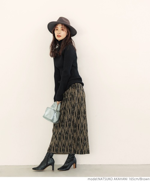 coca(coca)(コカ)の「\新色登場/柄ベロアプリーツスカート(スカート・レディース・ブラウン/ホワイト・ONE SIZE)」の10枚目の写真