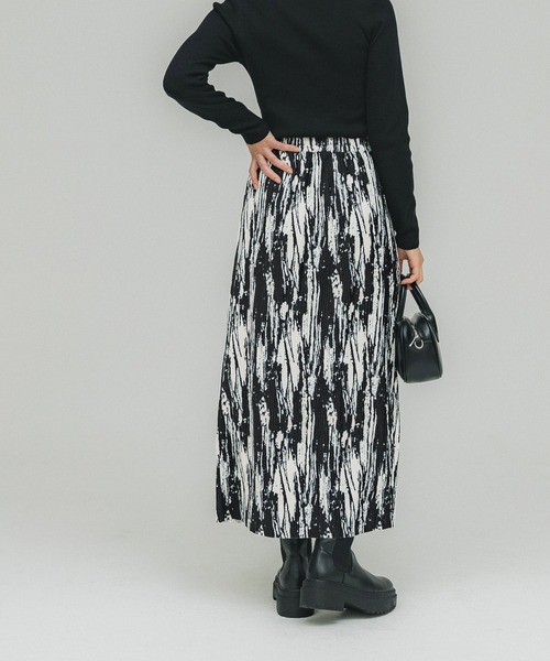 coca(coca)(コカ)の「\新色登場/柄ベロアプリーツスカート(スカート・レディース・ブラウン/ホワイト・ONE SIZE)」の16枚目の写真