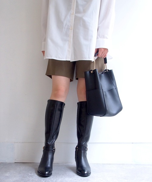 cava cava（サヴァサヴァ）の「防滑｜ストレッチロングブーツ　7420105（ブーツ・レディース・ブラック/ダークブラウン/ブラック系その他・23.0cm/23.5cm/22.5cm/24.5cm/24.0cm）」の11枚目の写真