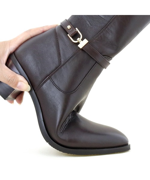 cava cava（サヴァサヴァ）の「防滑｜ストレッチロングブーツ　7420105（ブーツ・レディース・ブラック/ダークブラウン/ブラック系その他・23.0cm/23.5cm/22.5cm/24.5cm/24.0cm）」の21枚目の写真