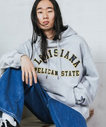 BIKE/バイク College Logo Pullovrer パーカー