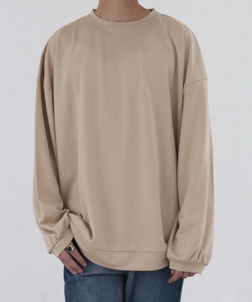 CERCA(チェルカ)の「【BEL】ビッグシルエット ロング Tシャツ カットソー(RS/)(Tシャツ/カットソー・メンズ・ベージュ/ワインレッド/ブラック/グレー/ブルー・LARGE/MEDIUM)」の6枚目の写真