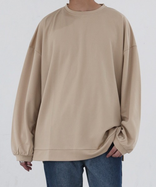 CERCA(チェルカ)の「【BEL】ビッグシルエット ロング Tシャツ カットソー(RS/)(Tシャツ/カットソー・メンズ・ベージュ/ワインレッド/ブラック/グレー/ブルー・LARGE/MEDIUM)」の8枚目の写真