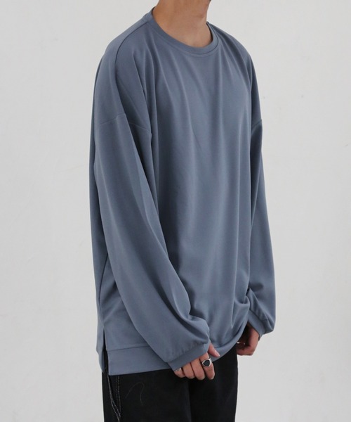 CERCA(チェルカ)の「【BEL】ビッグシルエット ロング Tシャツ カットソー(RS/)(Tシャツ/カットソー・メンズ・ベージュ/ワインレッド/ブラック/グレー/ブルー・LARGE/MEDIUM)」の18枚目の写真